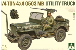 TAKOM 1/16 US Army 1/4 Ton Utility Truck & Driver TAK1016